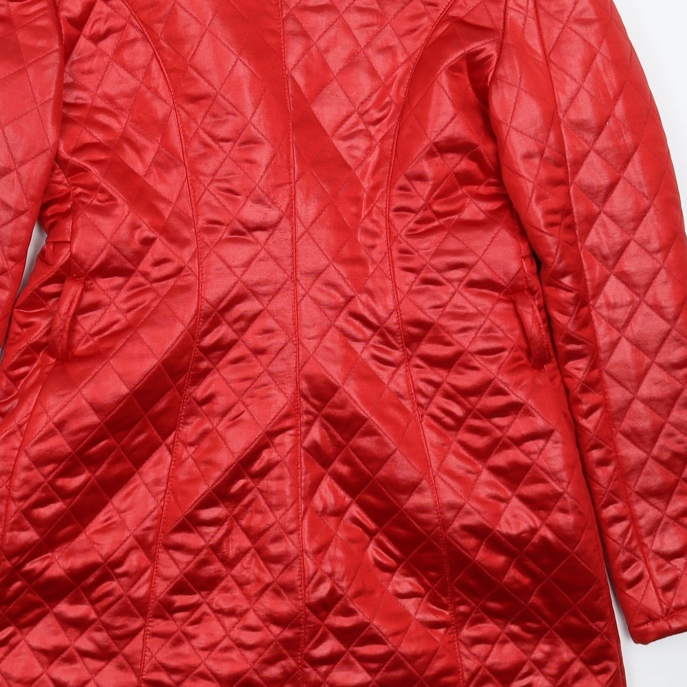 Cranium Fancier Womens Red   Pea Coat Coat Size L