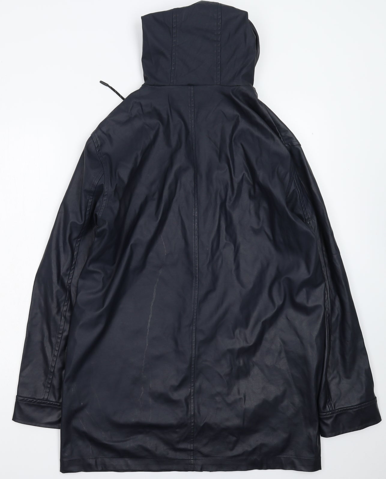 Brave Soul Mens Black   Rain Coat Coat Size L