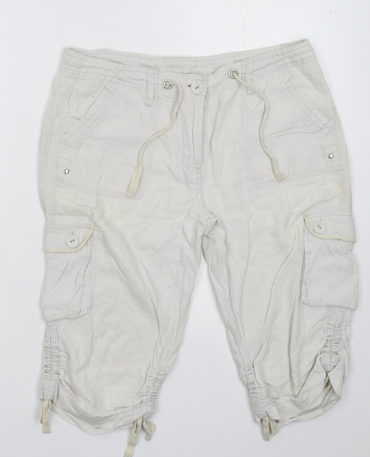 Papaya Womens Grey   Bermuda Shorts Size 12