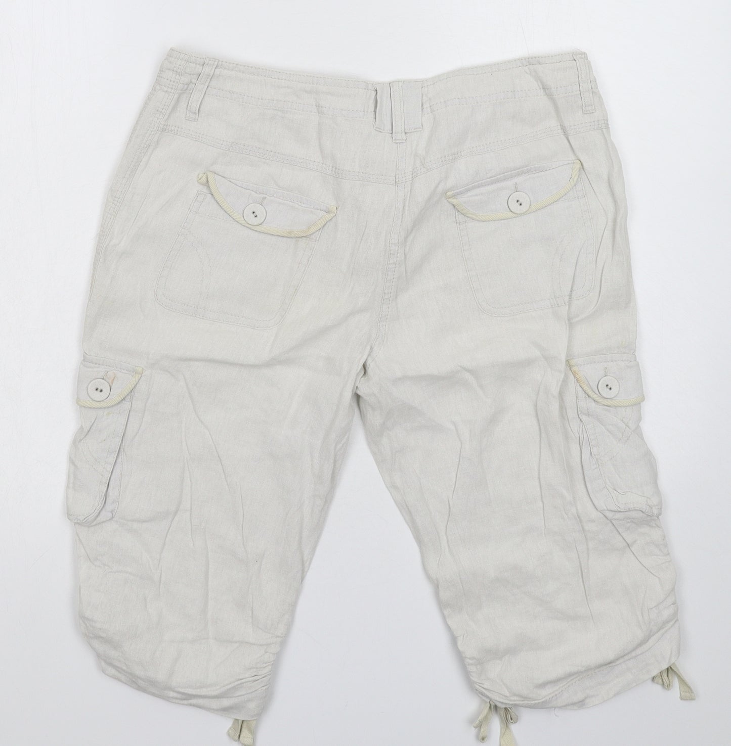Papaya Womens Grey   Bermuda Shorts Size 12