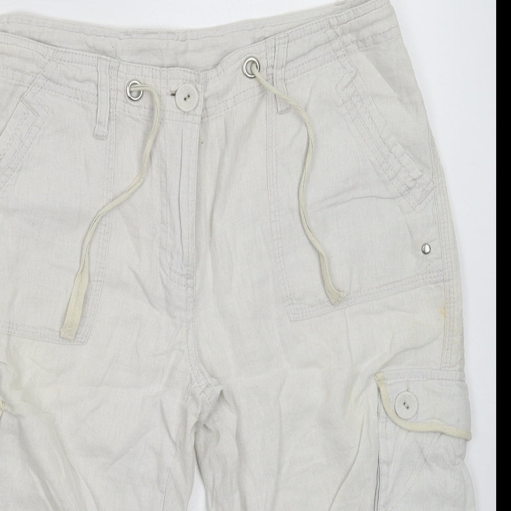 Papaya Womens Grey   Bermuda Shorts Size 12