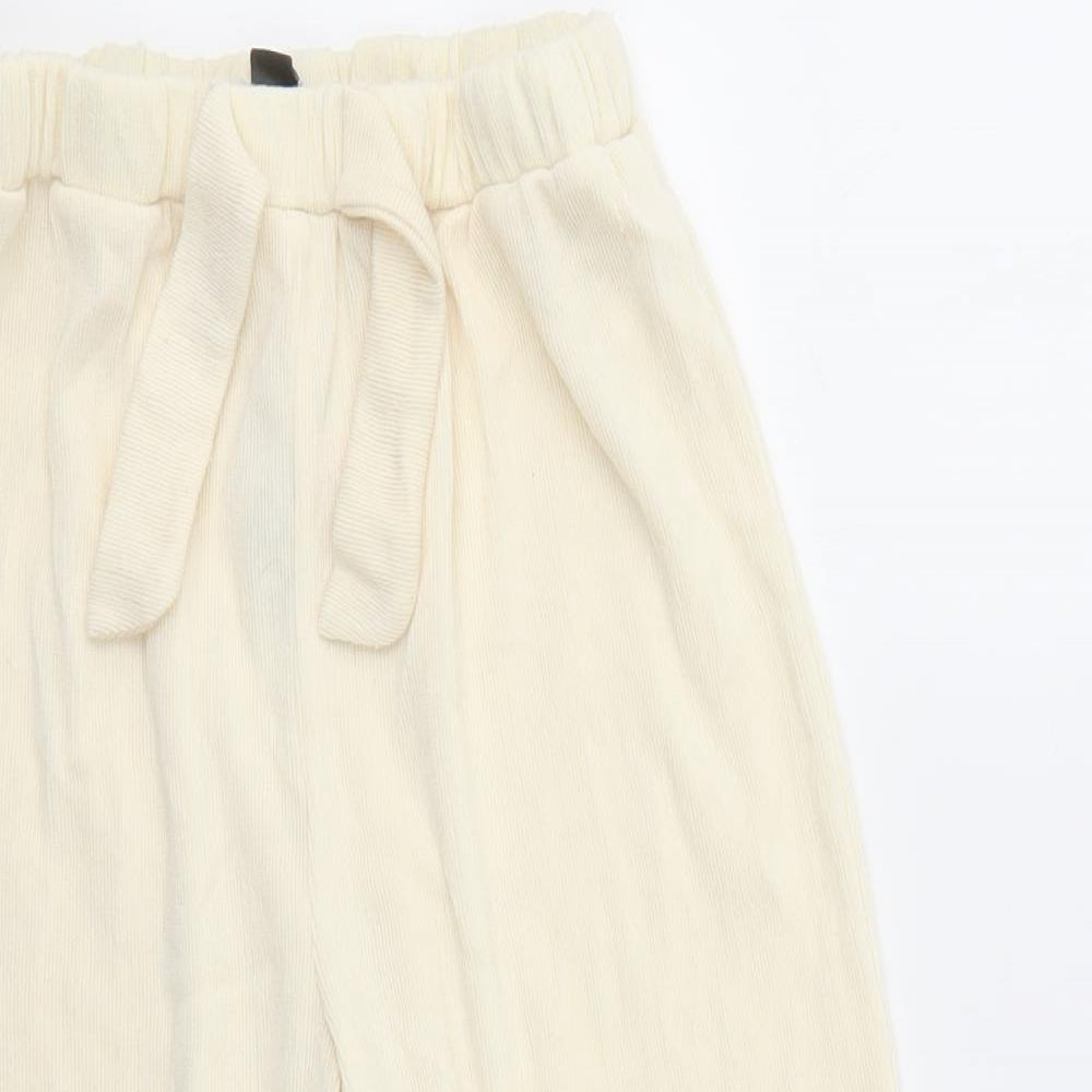 PRIMARK  Girls Ivory   Jogger Trousers Size 11-12 Years