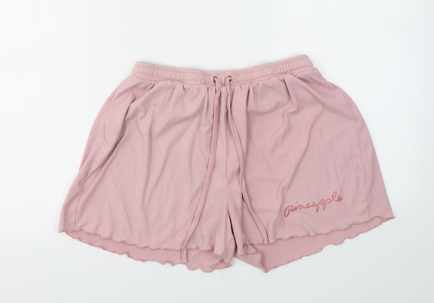 PINAPPLE  Womens Pink   Cut-Off Shorts Size S - STRECHY WAISTBAND