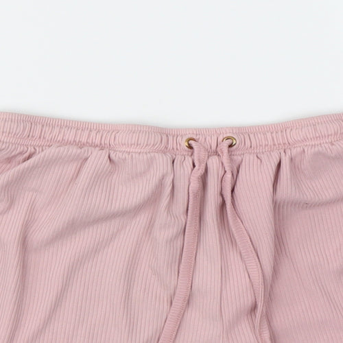 PINAPPLE  Womens Pink   Cut-Off Shorts Size S - STRECHY WAISTBAND