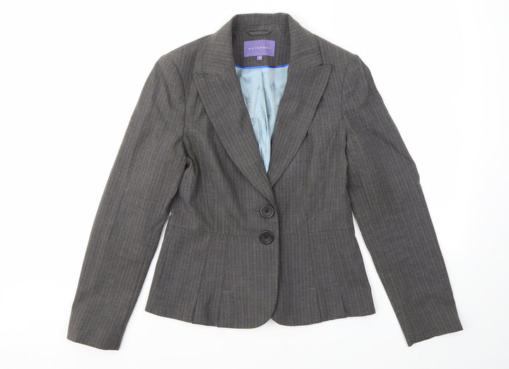 Autonomy Womens Grey Jacket Blazer Size 10