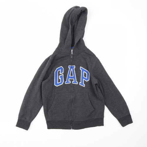 GAP  Boys Grey   Full Zip Hoodie Size M