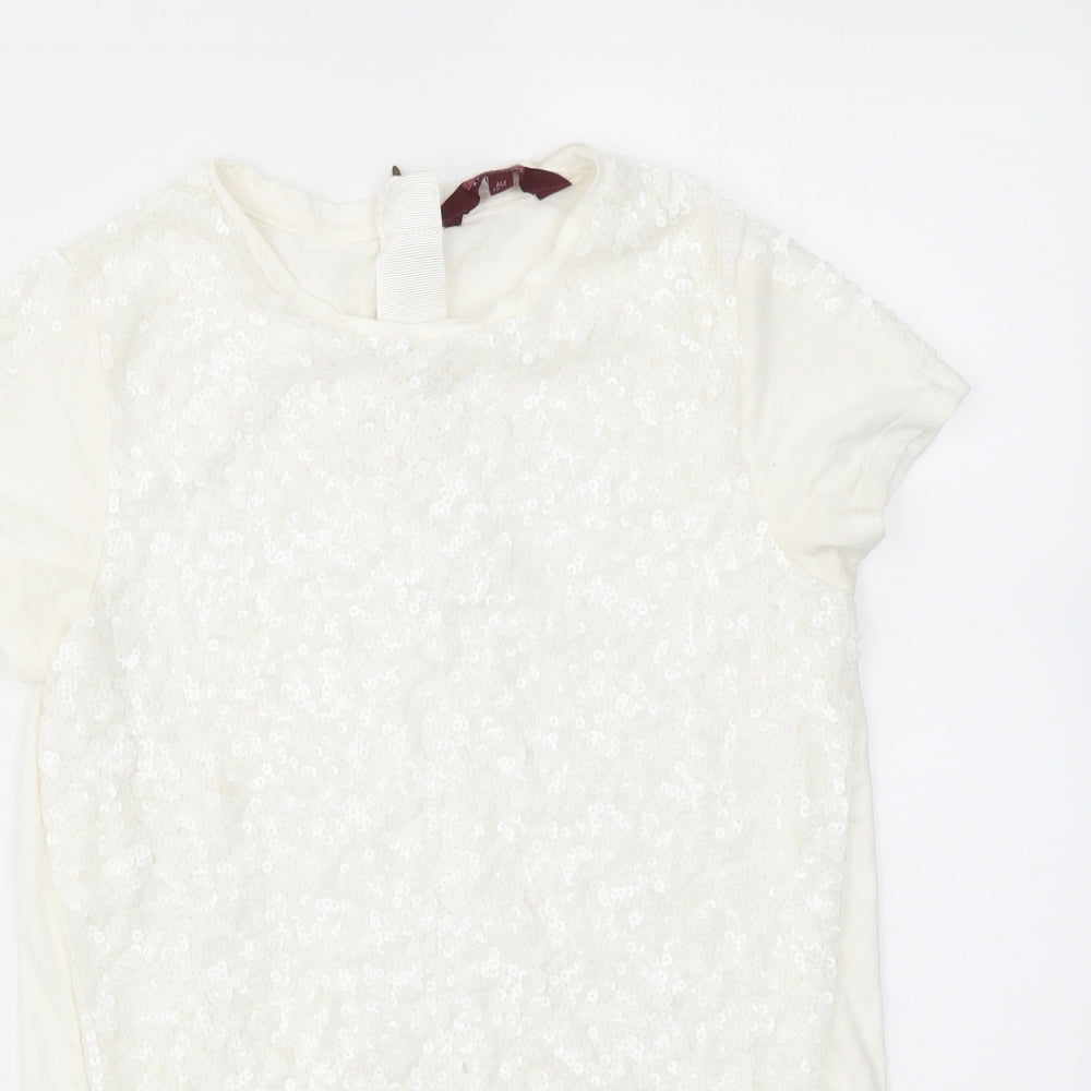 Debenhams Girls Ivory   Fit & Flare  Size 13-14 Years