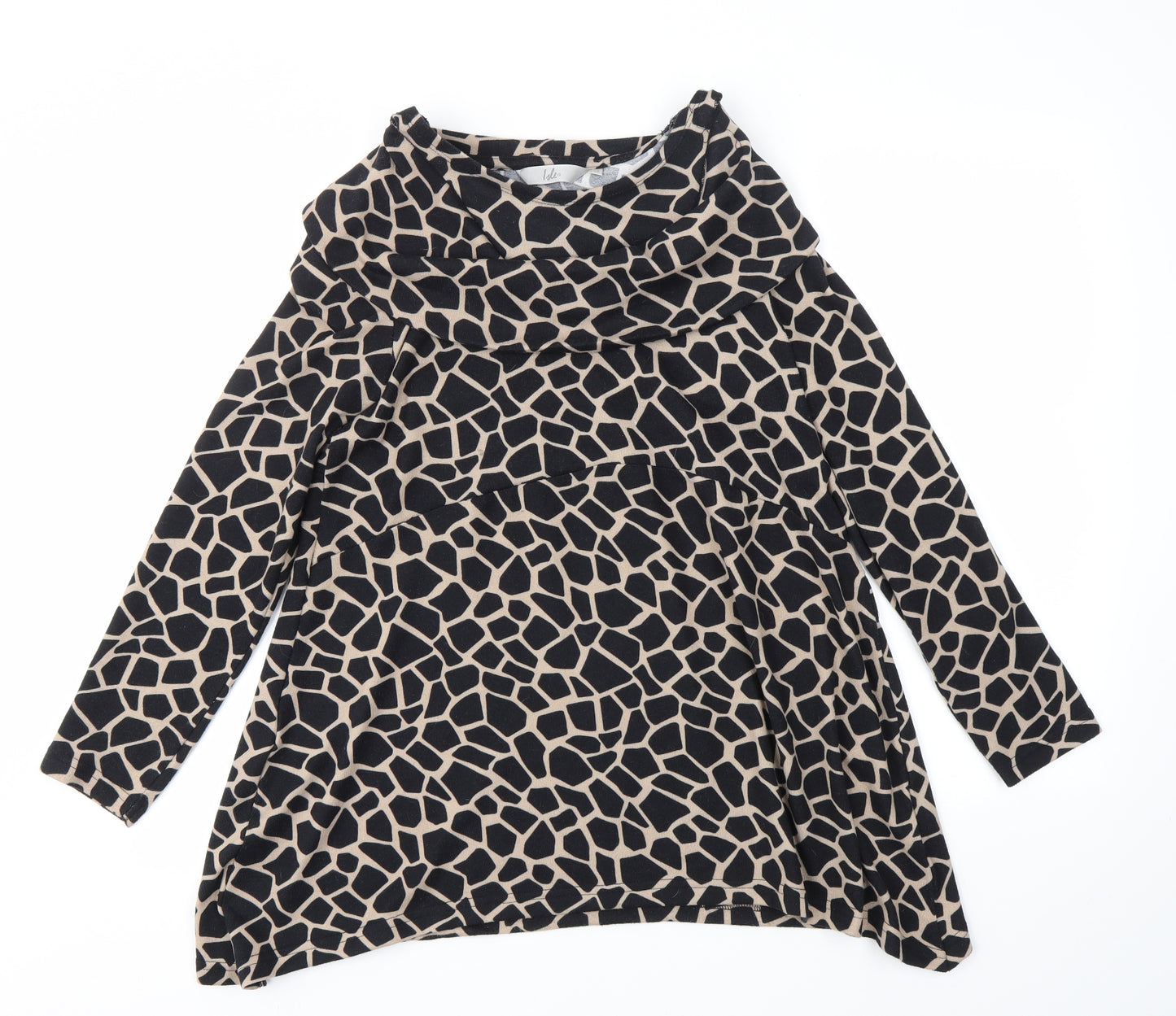 ISLE  Womens Multicoloured Animal Print  Pullover Jumper Size 12