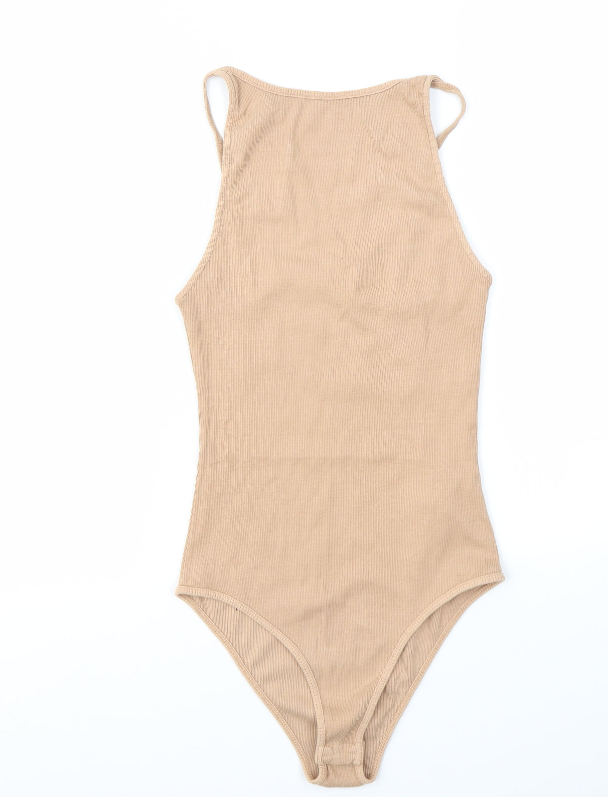 Zara Womens Beige   Bodysuit One-Piece Size S