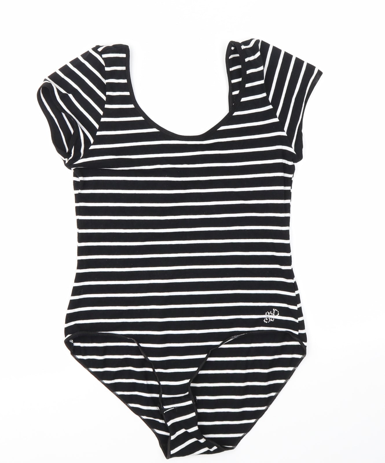 Secret Womens Multicoloured Striped  Bodysuit One-Piece Size 18