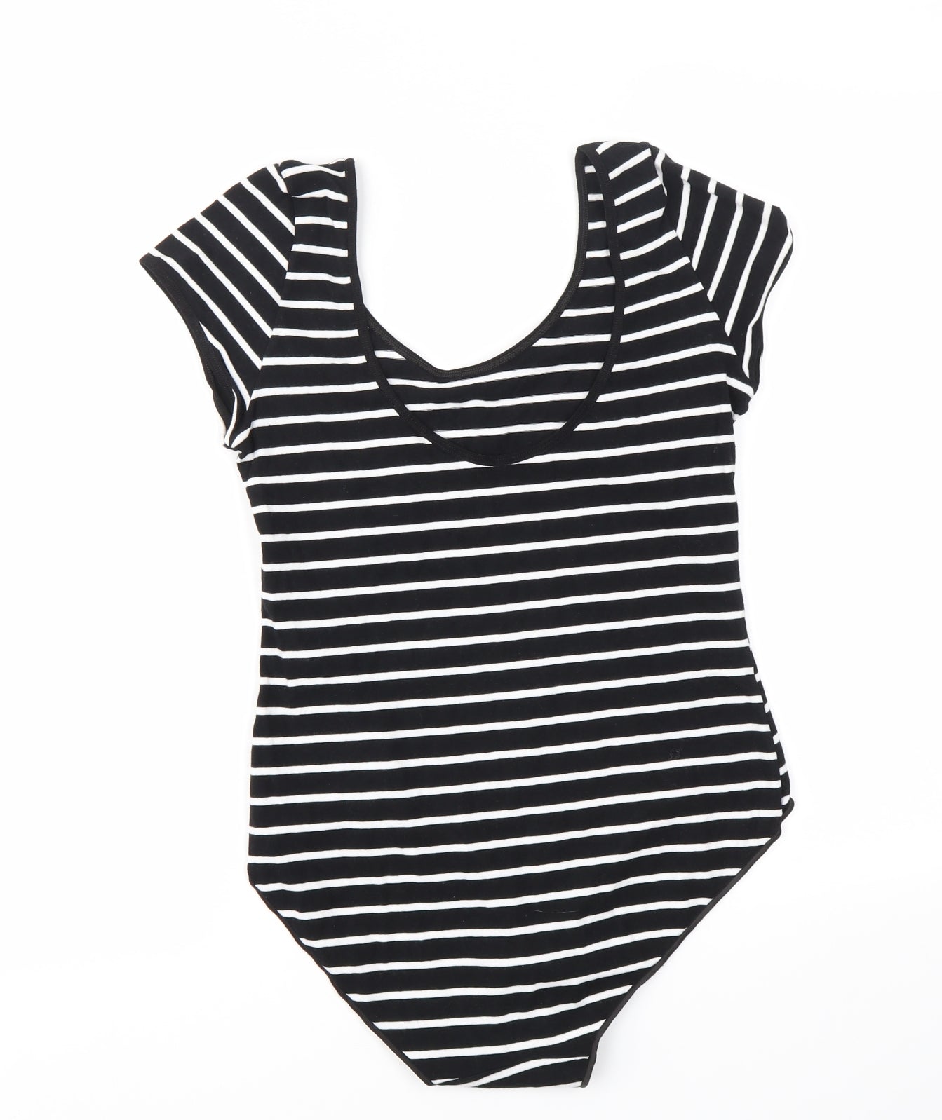 Secret Womens Multicoloured Striped  Bodysuit One-Piece Size 18
