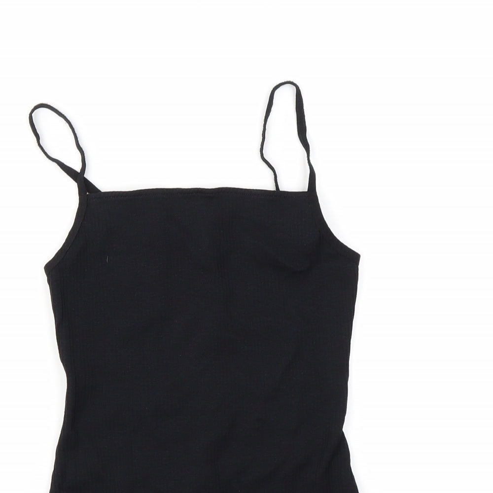Zara Womens Black   Bodysuit One-Piece Size S