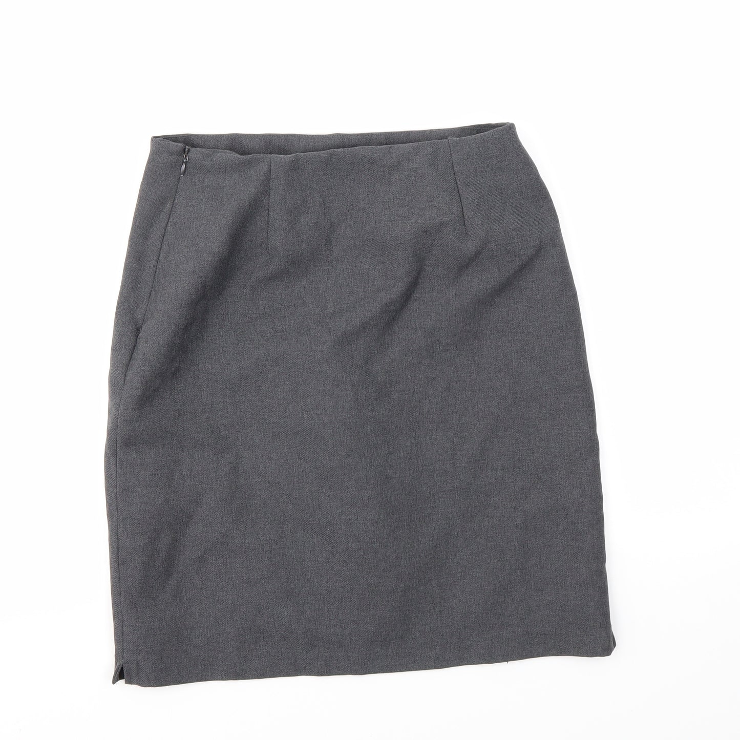 Preworn Girls Grey   A-Line Skirt