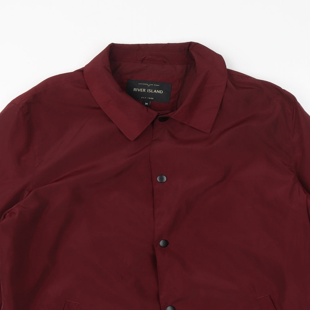 River Island Womens Red   Jacket Coat Size M