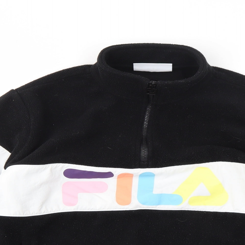 FILA Womens Black   Pullover Jumper Size M