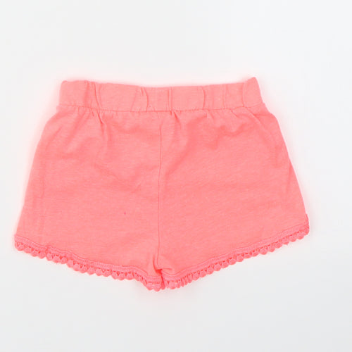 JEFF & CO  Girls Pink   Capri Trousers Size 18-24 Months