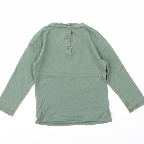 George Girls Green   Basic T-Shirt Size 12-18 Months