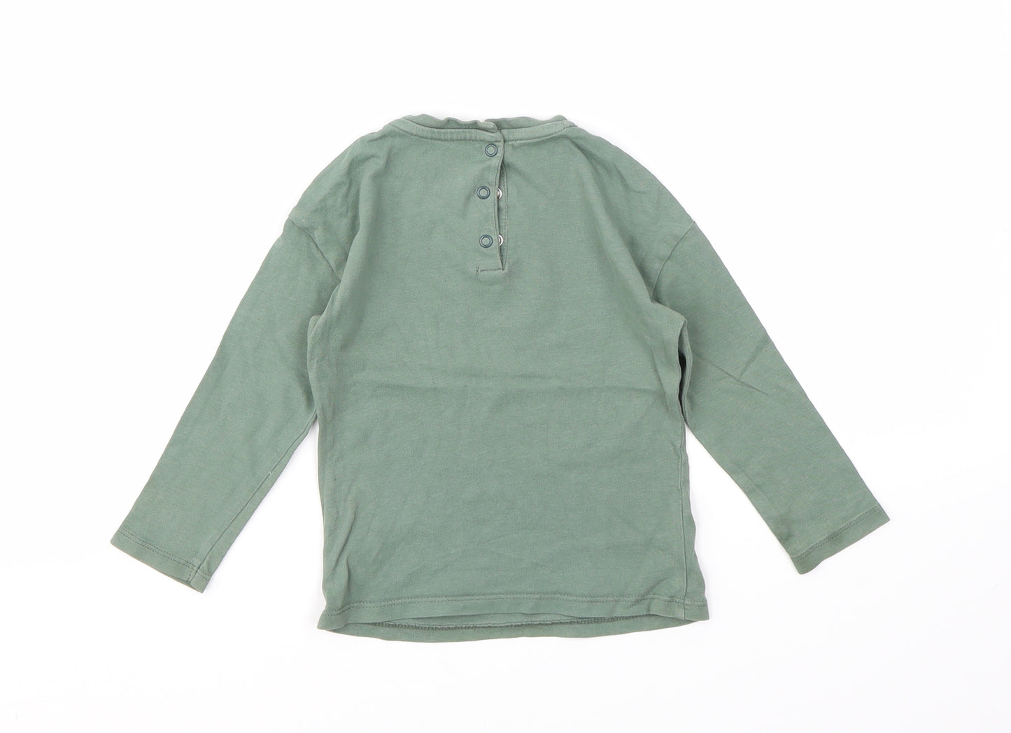 George Girls Green   Basic T-Shirt Size 12-18 Months
