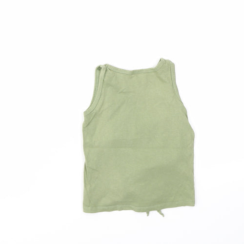 SO CUTE  Girls Green   Basic T-Shirt Size 18-24 Months