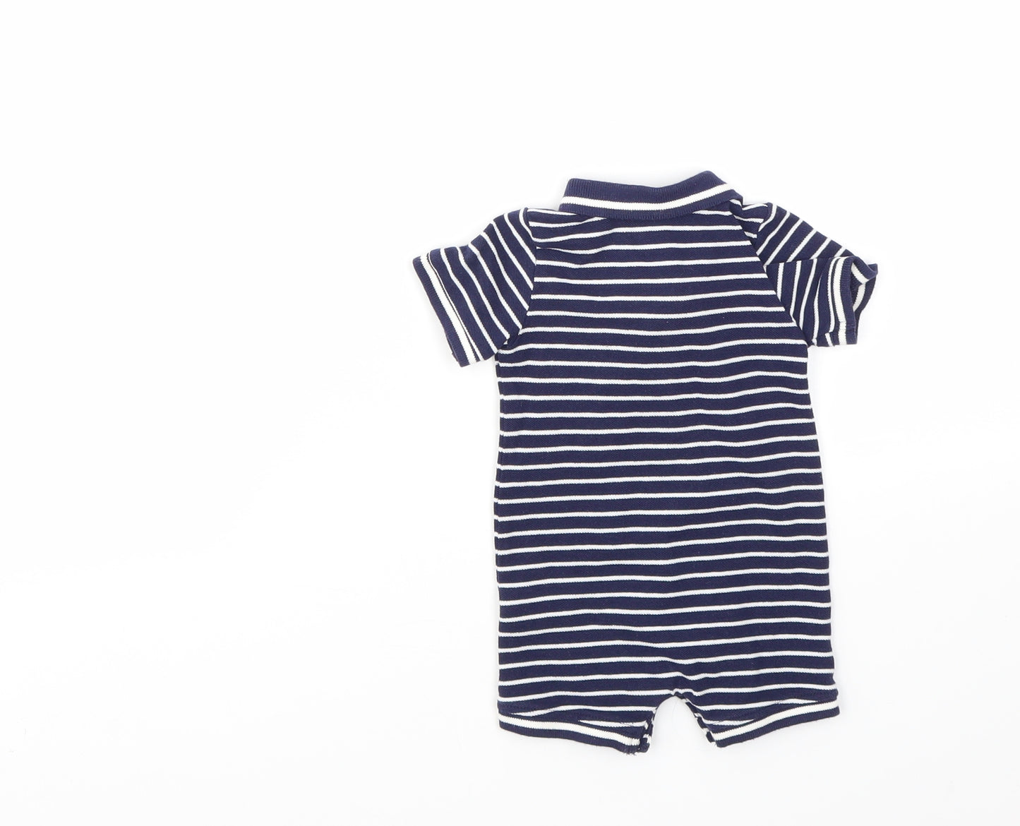 TU Baby Blue Striped  Babygrow One-Piece Size 0-3 Months