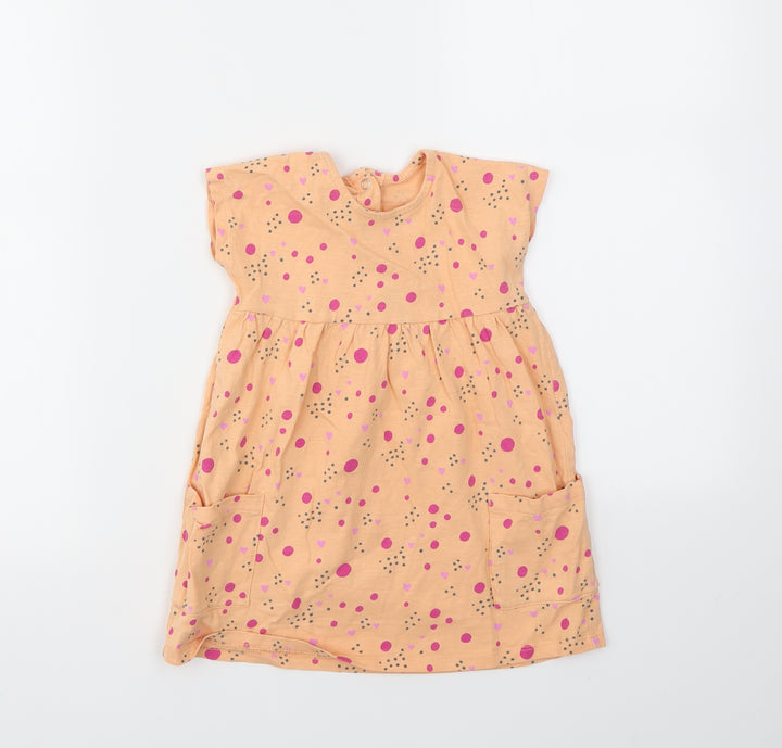 George Girls Multicoloured Geometric Fit & Flare Size 18-24 Months