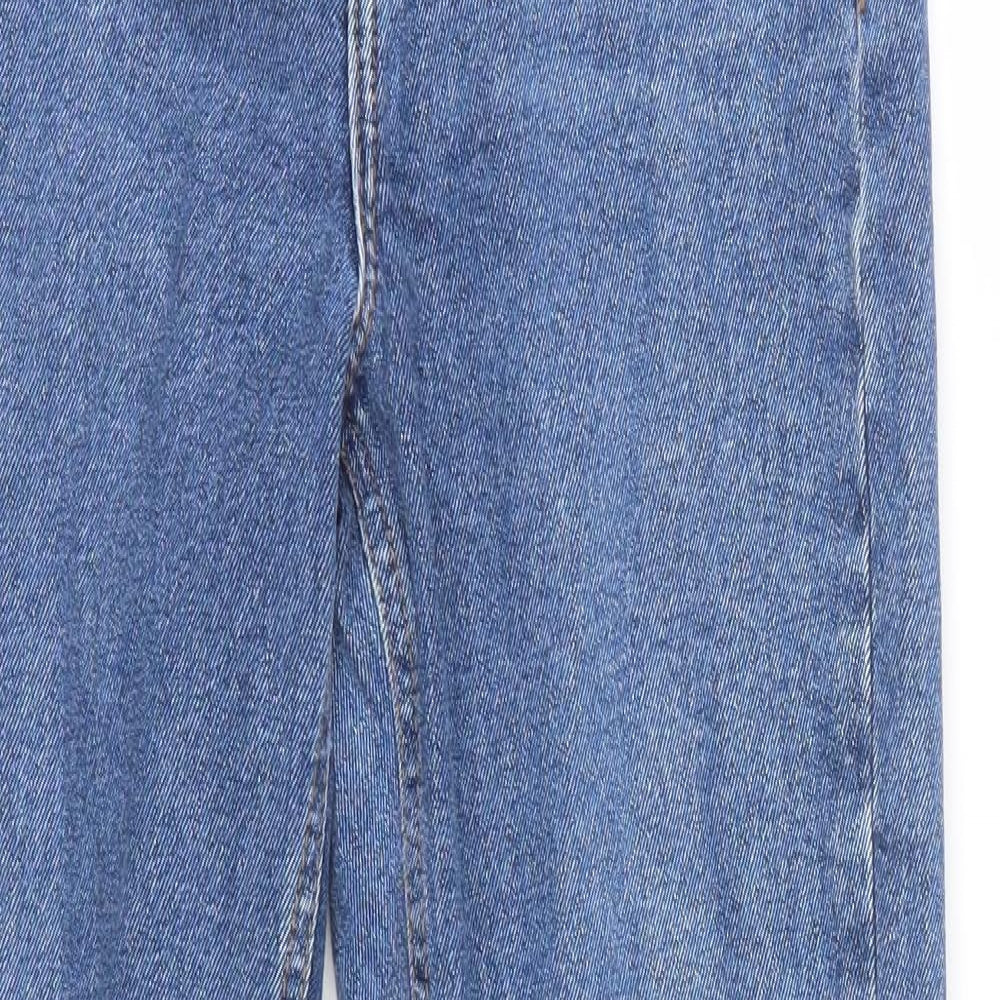 New Look Womens Blue  Denim Mom Jeans Size 8 L25 in