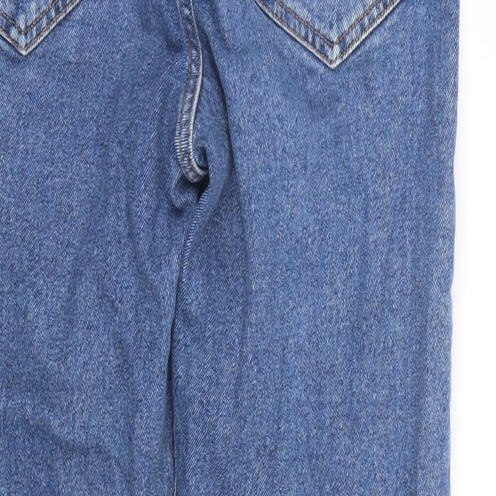 New Look Womens Blue  Denim Mom Jeans Size 8 L25 in