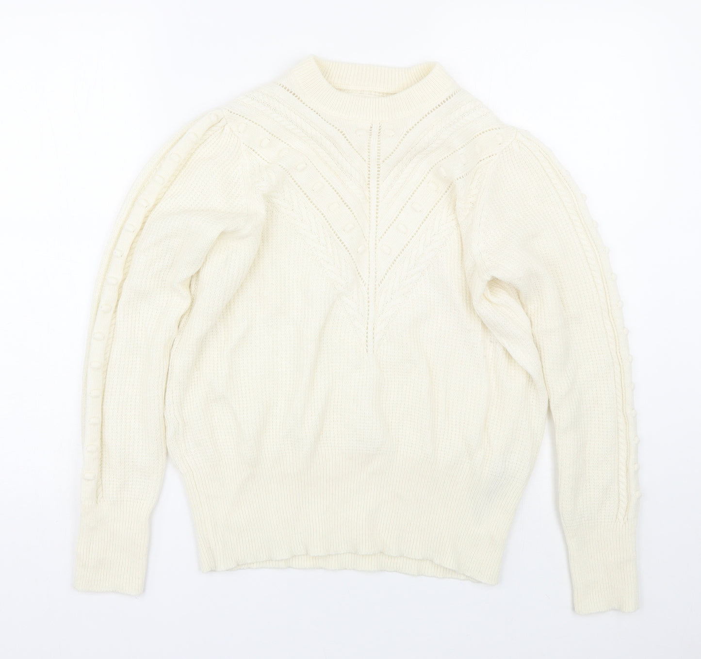 Per Una Womens Beige   Pullover Jumper Size 16
