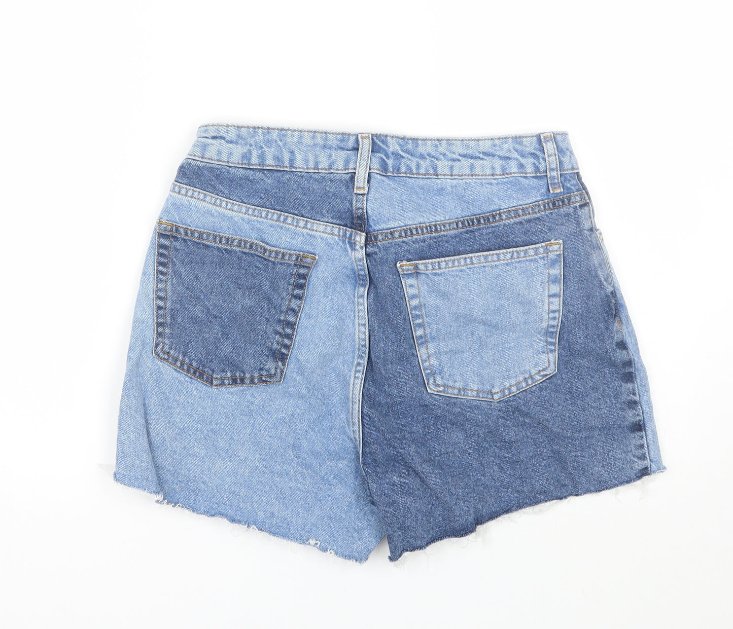 Primark Womens Blue  Denim Cut-Off Shorts Size 12