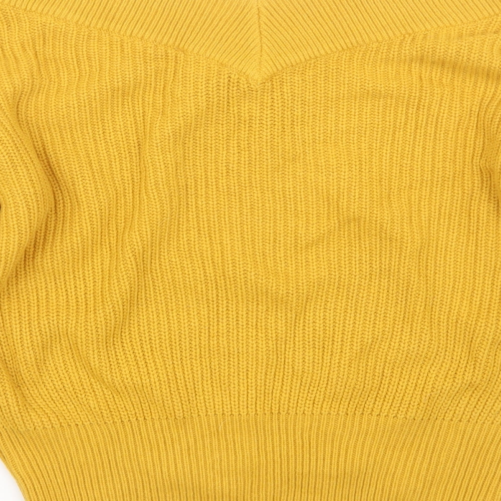 Topshop Womens Yellow   Pullover Jumper Size 10