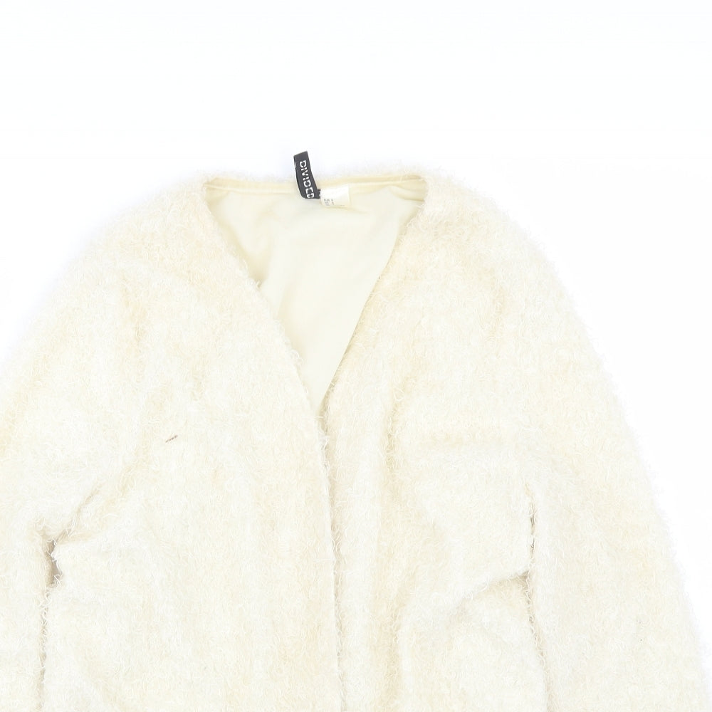 H&M Womens Beige   Cardigan Jumper Size S