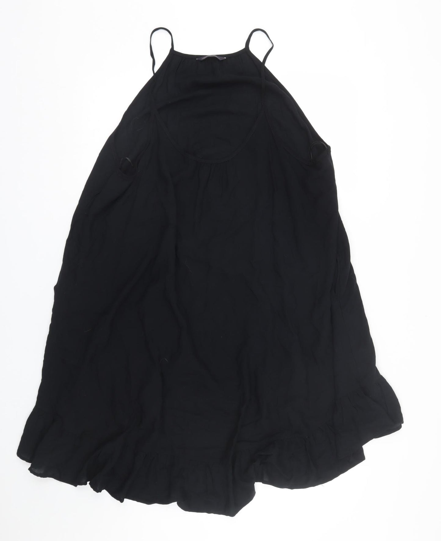 M&S Womens Black   Basic Tank Size 16