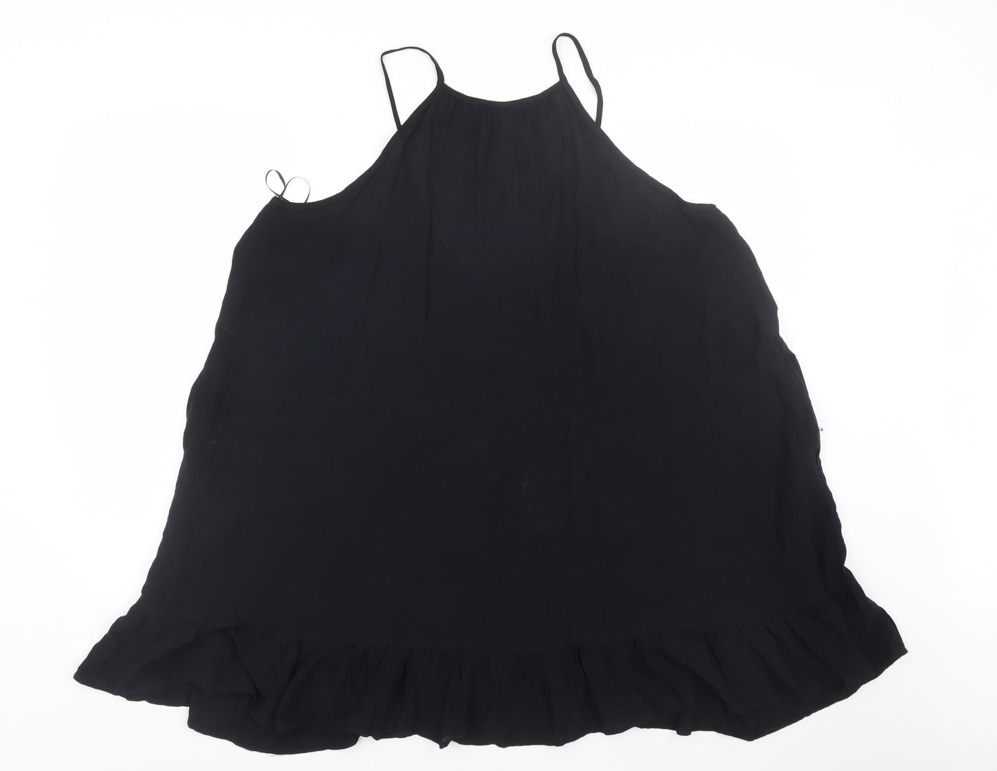 M&S Womens Black   Basic Tank Size 16