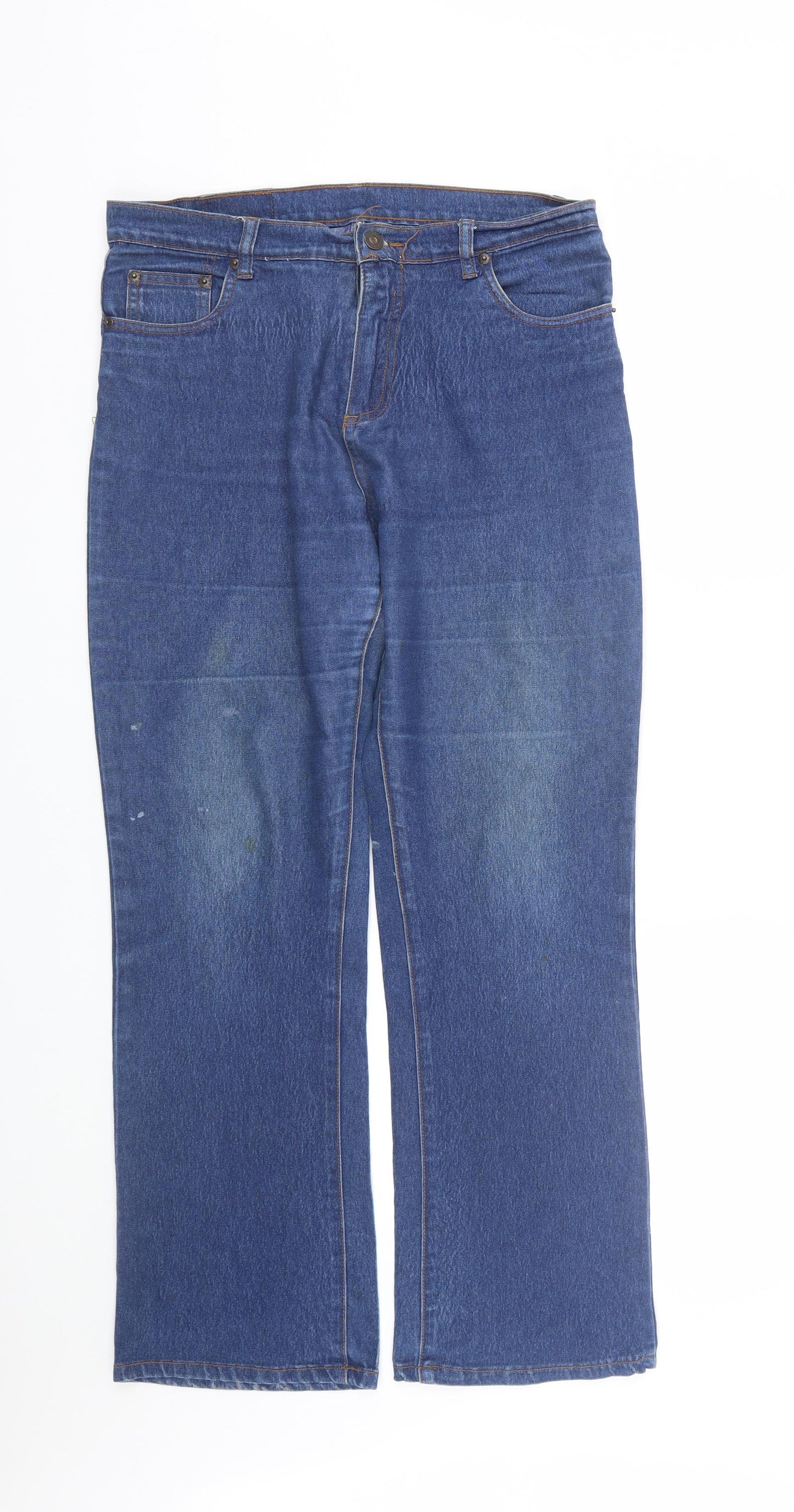 Lee Cooper Mens Blue  Denim Straight Jeans Size 32 L28 in