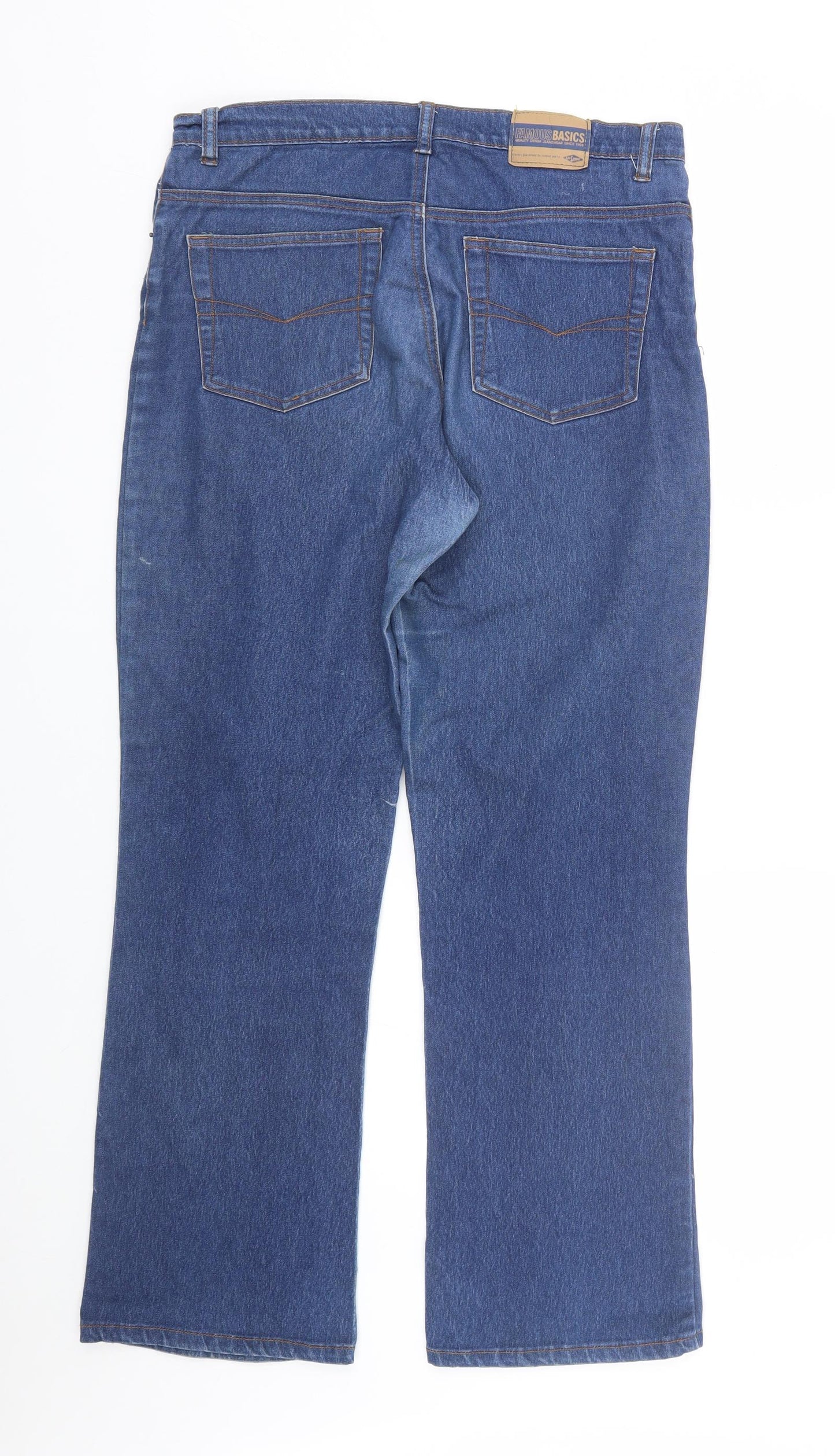 Lee Cooper Mens Blue  Denim Straight Jeans Size 32 L28 in