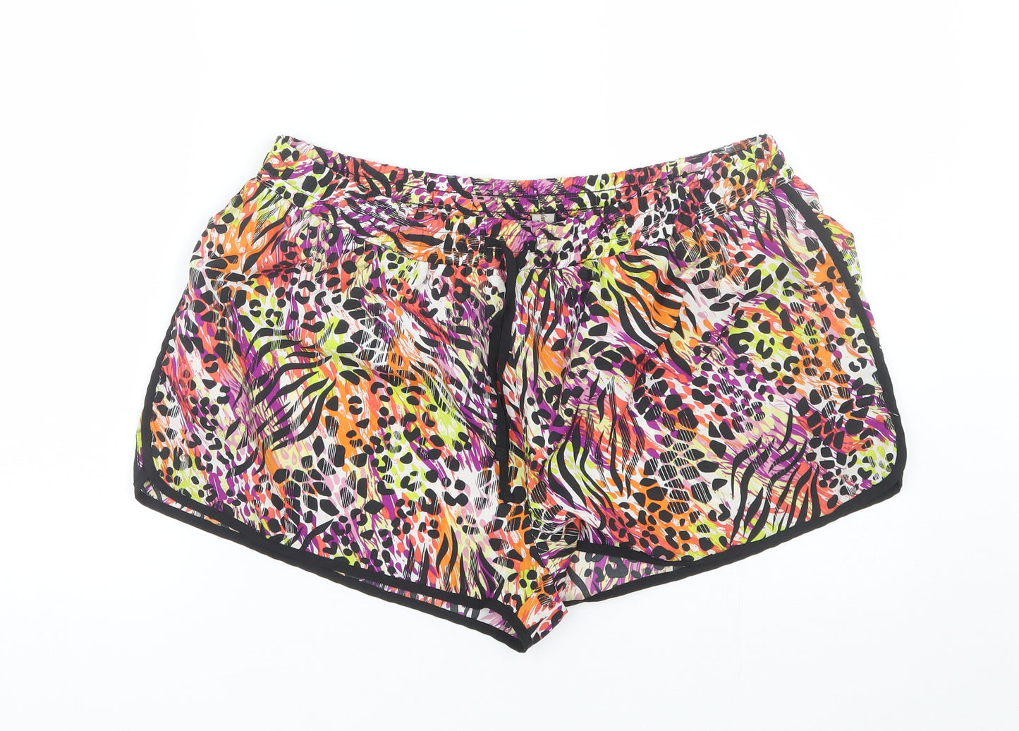 Primark Womens Multicoloured Floral  Sailor Shorts Size 16