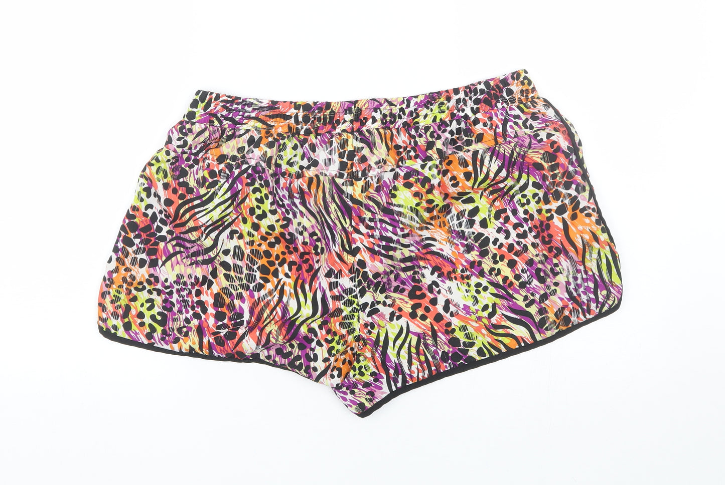 Primark Womens Multicoloured Floral  Sailor Shorts Size 16