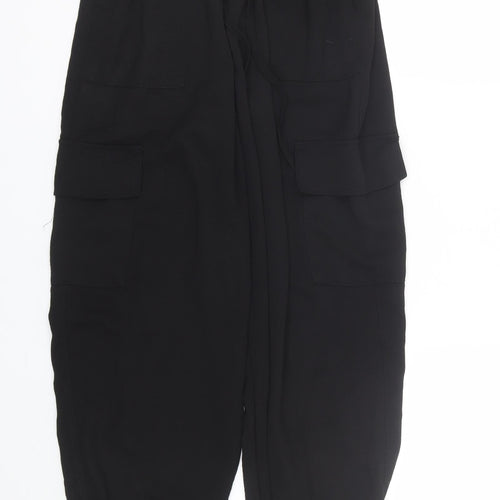 New Look Womens Black   Capri Trousers Size 10 L25 in