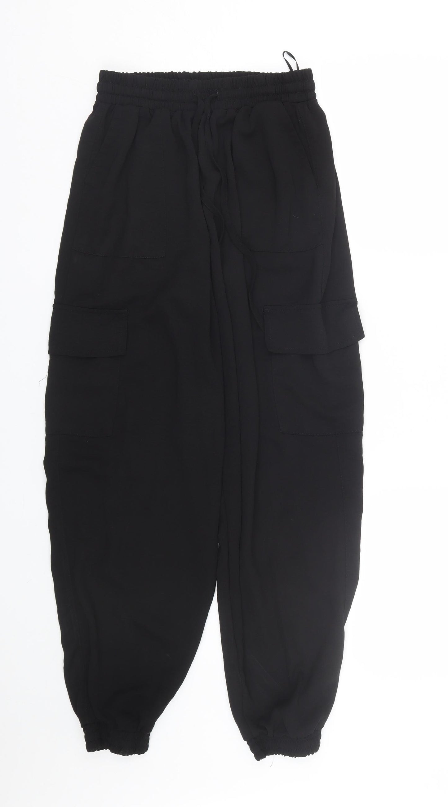 New Look Womens Black   Capri Trousers Size 10 L25 in