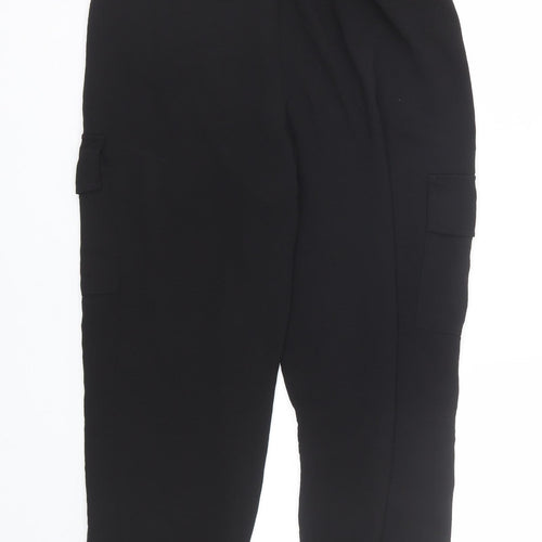 New Look Womens Black   Capri Trousers Size 10 L25 in