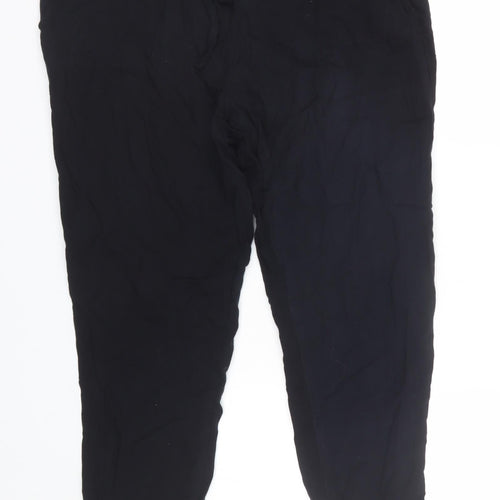 Avenue Womens Black   Capri Trousers Size 12 L28 in