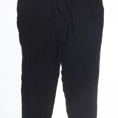Avenue Womens Black   Capri Trousers Size 12 L28 in