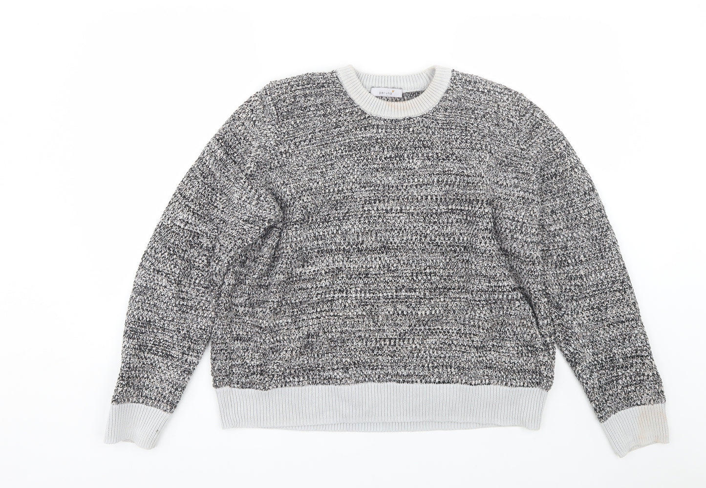 Per Una Womens Grey   Pullover Jumper Size 22