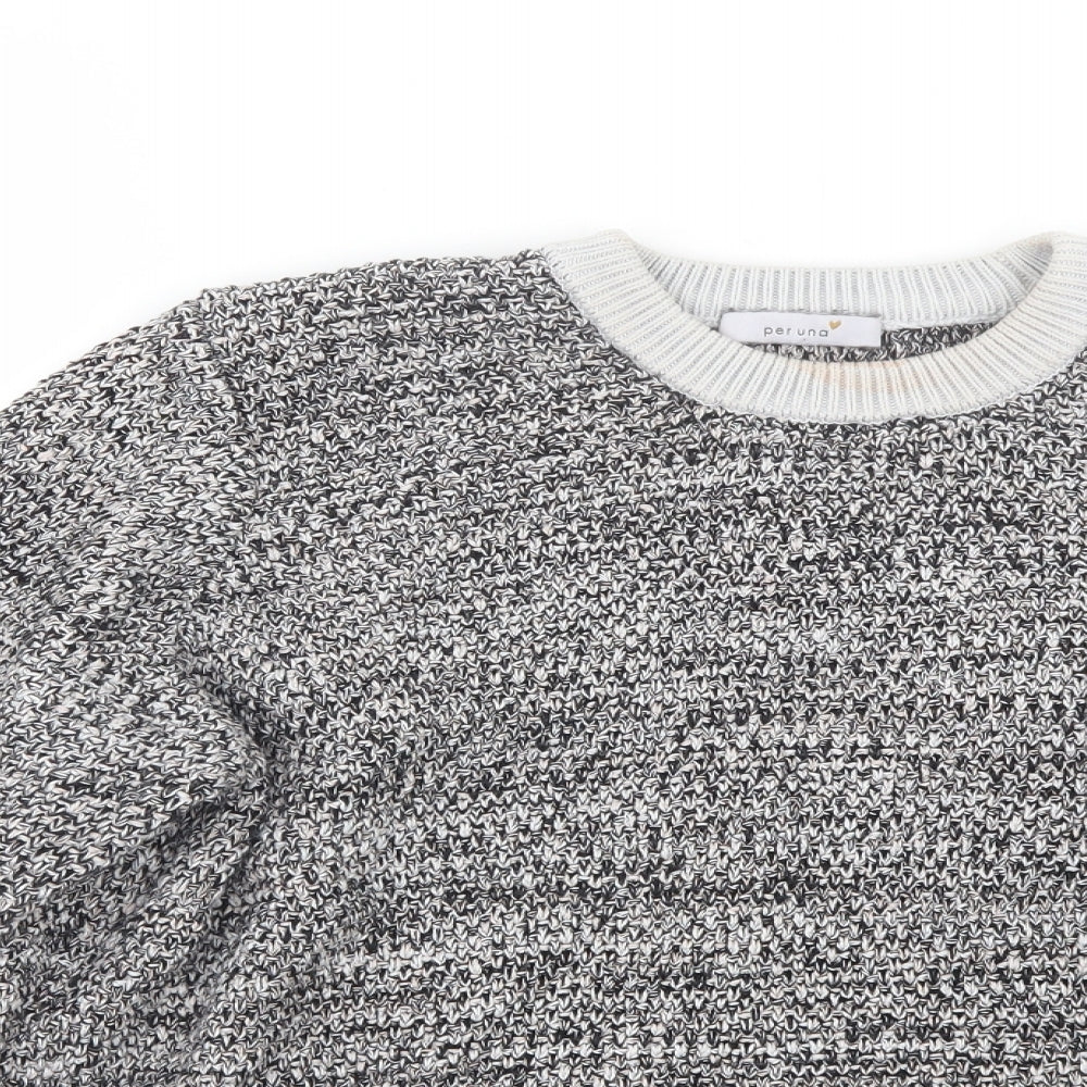 Per Una Womens Grey   Pullover Jumper Size 22