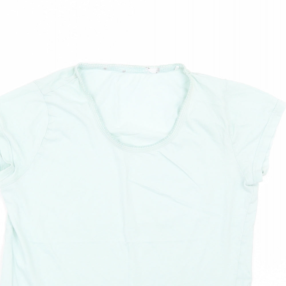 M&S Womens Green   Top Pyjama Top Size 8