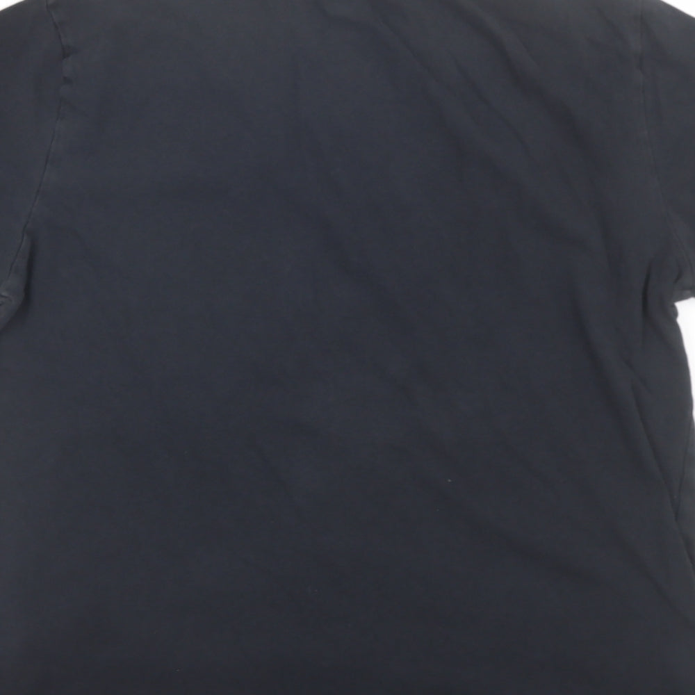 NEXT Mens Black    T-Shirt Size M