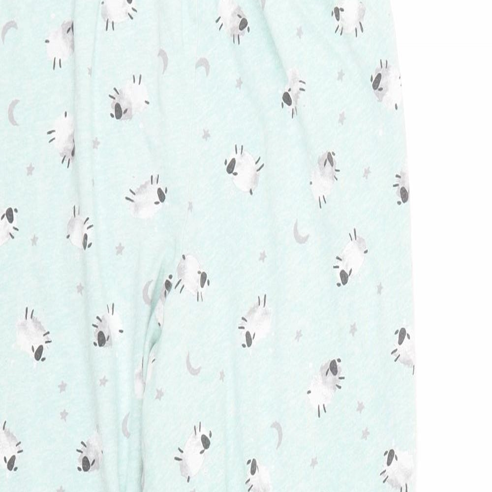 M&S Womens Green Animal Print  Cami Pyjama Pants Size 8  - Sheep