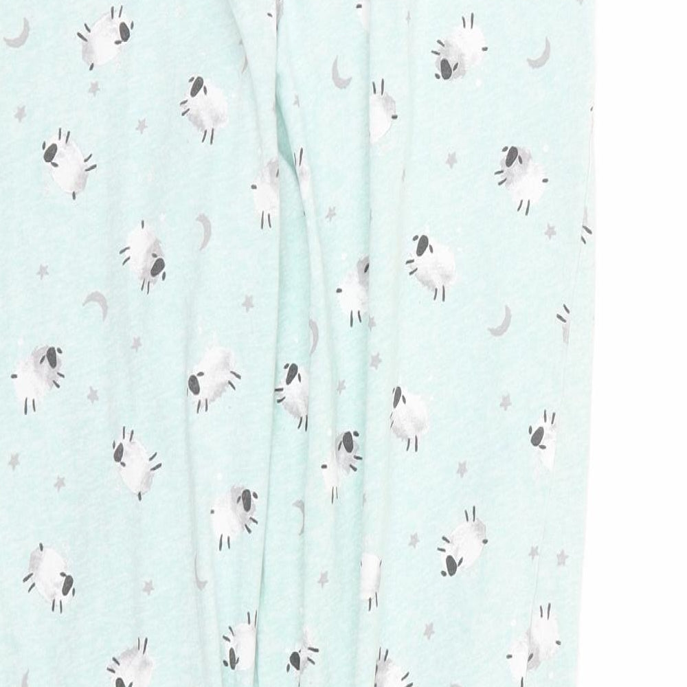 M&S Womens Green Animal Print  Cami Pyjama Pants Size 8  - Sheep
