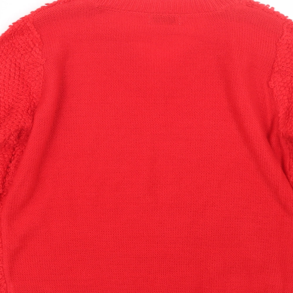 Papaya Womens Red   Pullover Jumper Size M