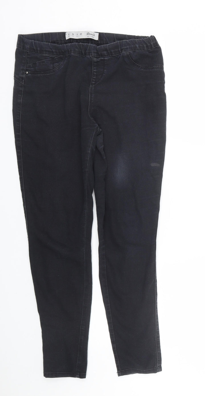 Denim co Womens Black Denim Skinny Jeans Size 8 L26 in